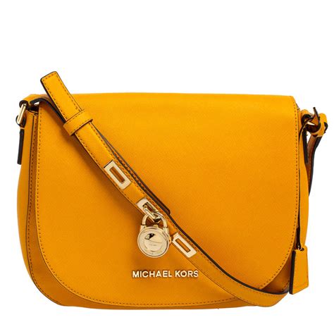 michael kors mustard yellow purse|michael kors yellow crossbody bag.